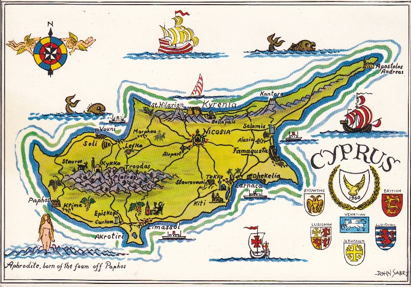 	Post Card Map