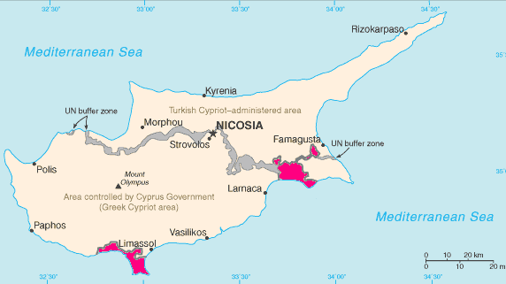 	Map showing SBAs